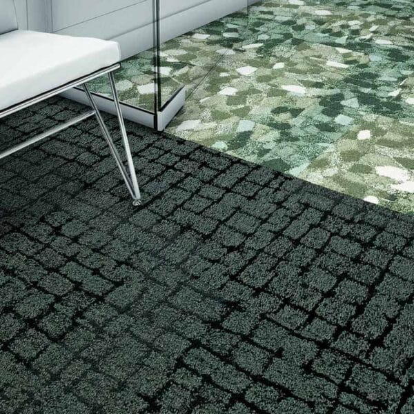 Interface Human Connections - Sett in Stone Carpet Tiles